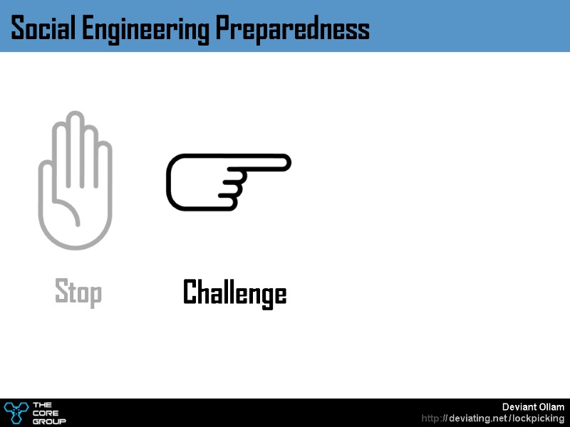 Social Engineering Preparedness Stop Challenge